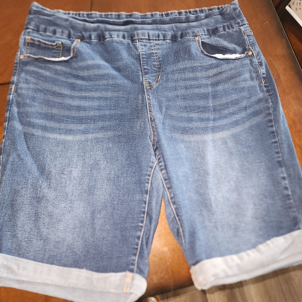 Blue Denim Shorts